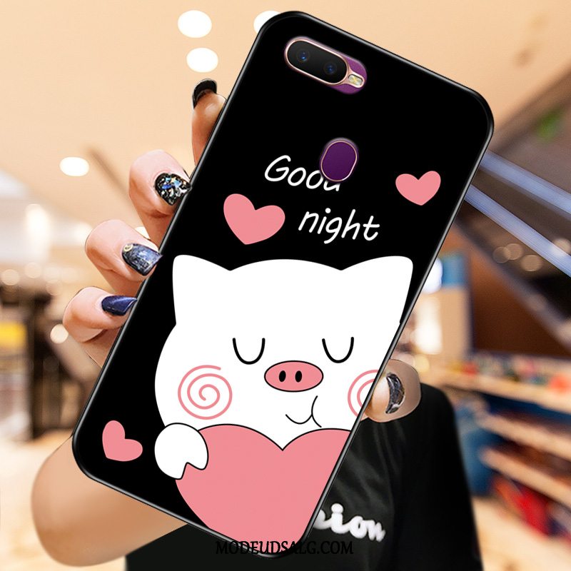 Oppo Ax7 Etui / Cover Trend Silikone Cartoon Hjerte