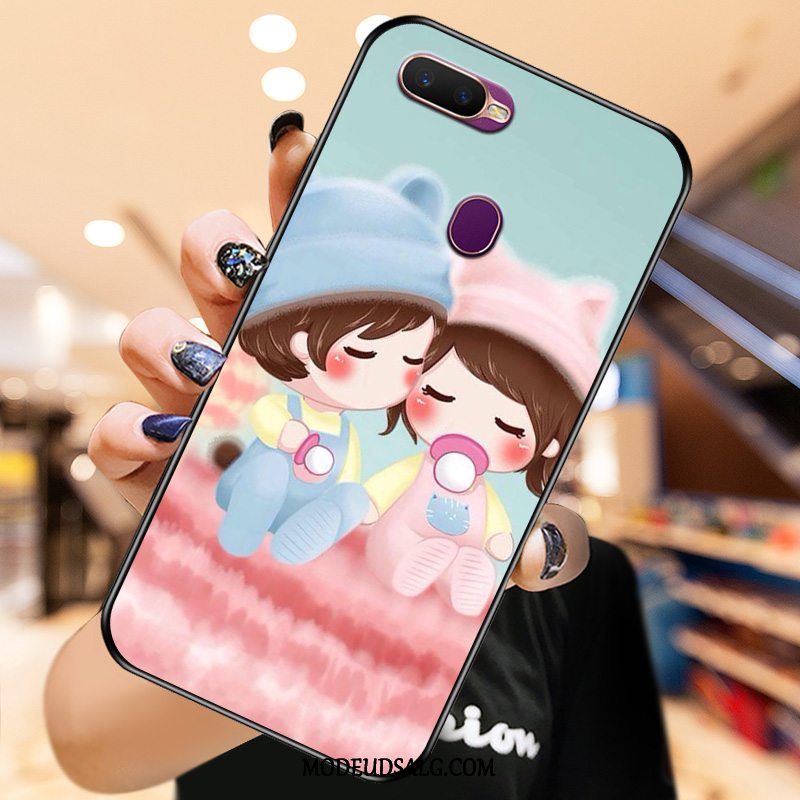 Oppo Ax7 Etui / Cover Trend Silikone Cartoon Hjerte