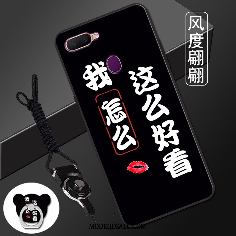 Oppo Ax7 Etui Silikone Cover Cartoon Sort Trend