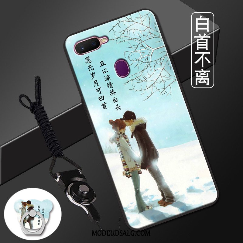 Oppo Ax7 Etui Silikone Cover Cartoon Sort Trend