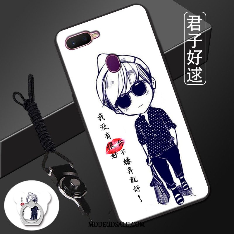 Oppo Ax7 Etui Silikone Cover Cartoon Sort Trend