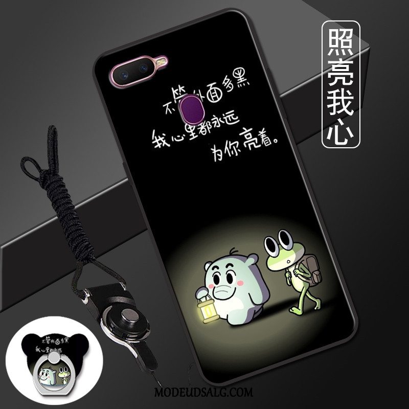 Oppo Ax7 Etui Silikone Cover Cartoon Sort Trend