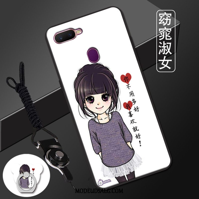 Oppo Ax7 Etui Silikone Cover Cartoon Sort Trend