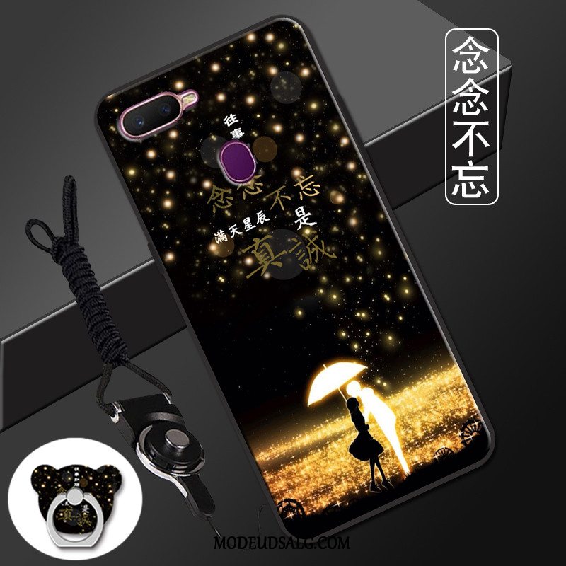 Oppo Ax7 Etui Silikone Cover Cartoon Sort Trend