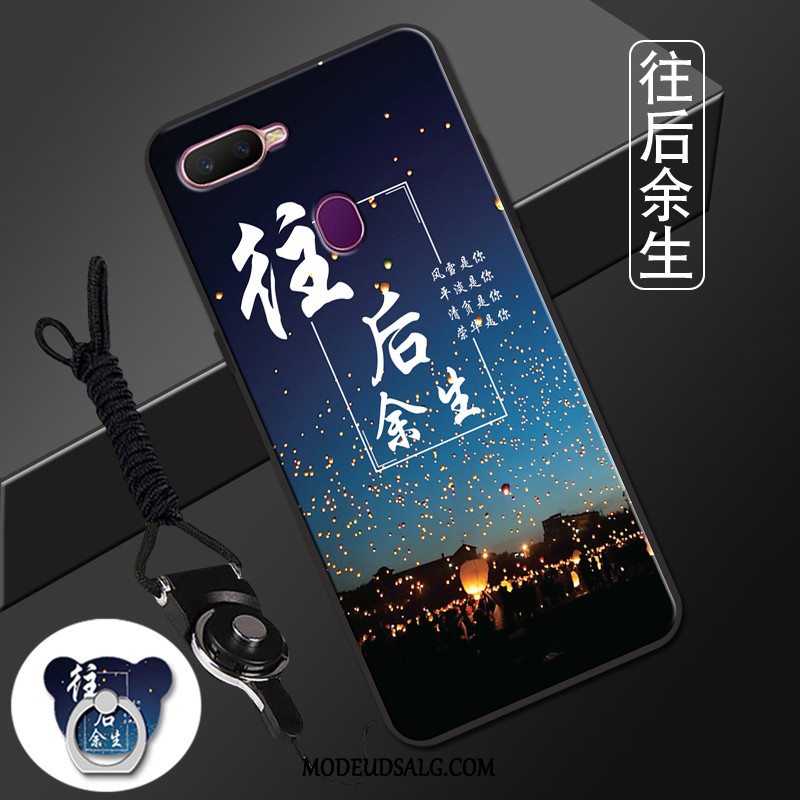 Oppo Ax7 Etui Silikone Cover Cartoon Sort Trend