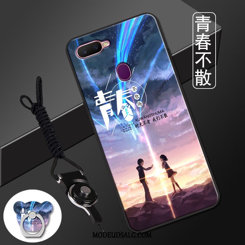 Oppo Ax7 Etui Silikone Cover Cartoon Sort Trend