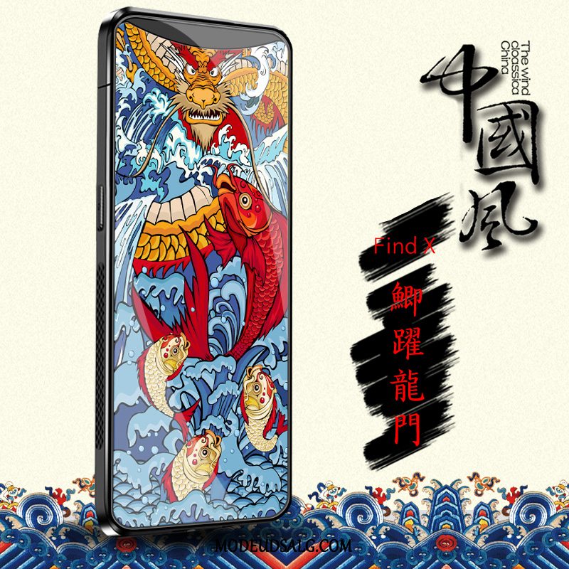 Oppo Find X Etui Af Personlighed Joyous Dragon Beskyttelse Anti-fald