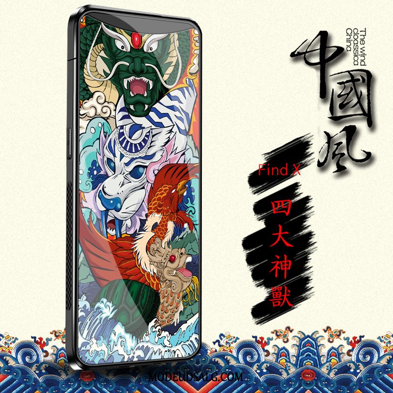 Oppo Find X Etui Af Personlighed Joyous Dragon Beskyttelse Anti-fald