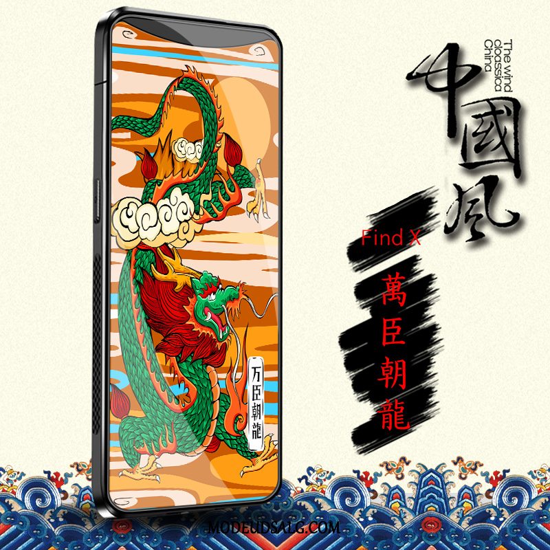 Oppo Find X Etui Af Personlighed Joyous Dragon Beskyttelse Anti-fald