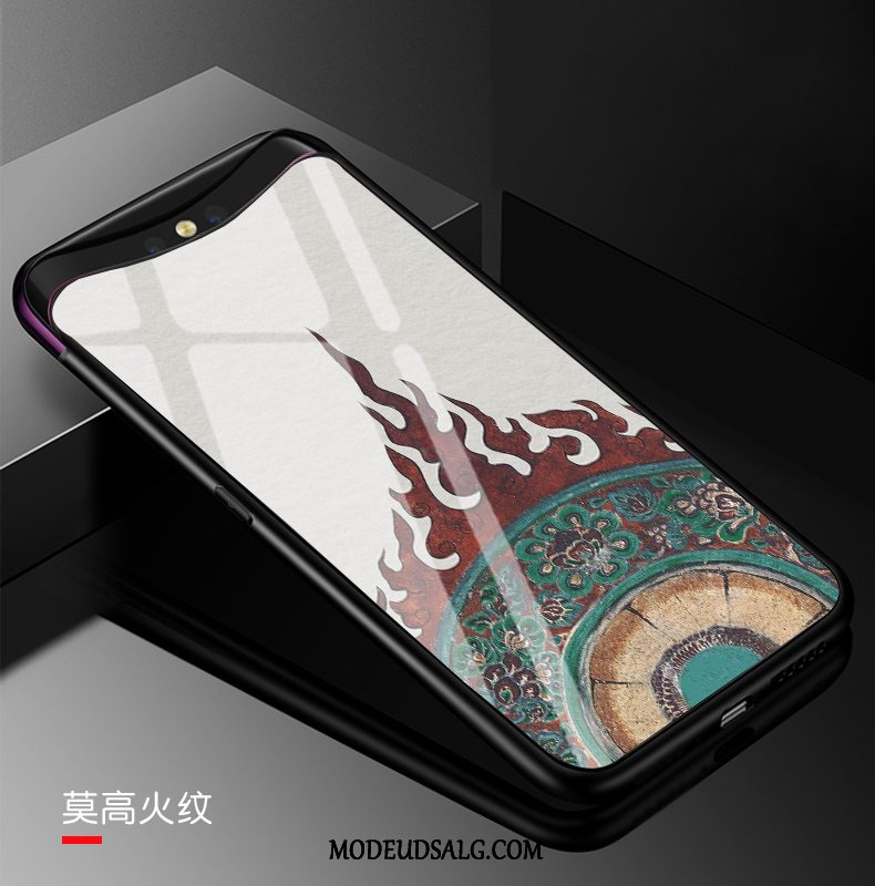 Oppo Find X Etui Alt Inklusive Beskyttelse Cover Kunst Grøn