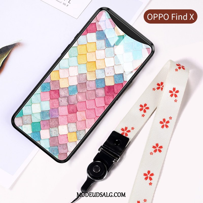 Oppo Find X Etui Beskyttelse Silikone Farve Anti-fald Alt Inklusive