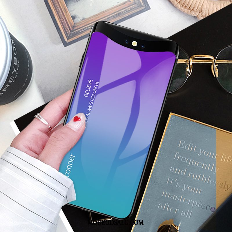 Oppo Find X Etui / Cover Kreativ Af Personlighed Glas Frisk