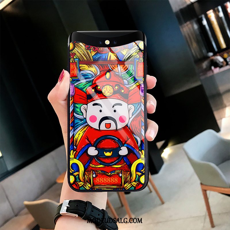 Oppo Find X Etui / Cover Kreativ Af Personlighed Glas Frisk