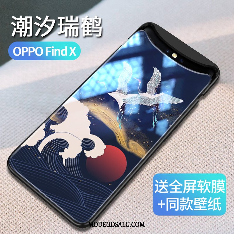 Oppo Find X Etui Kreativ Ny Af Personlighed Glas Vind