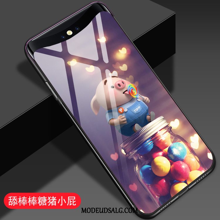 Oppo Find X Etui Lille Sektion Simple Af Personlighed Glas Spejl