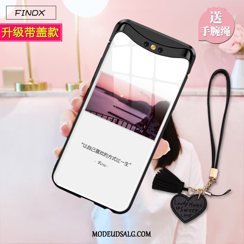 Oppo Find X Etui Trend Kreativ Glas Hård Cover