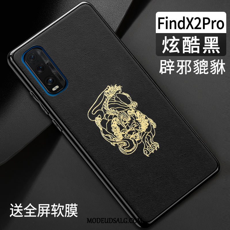 Oppo Find X2 Pro Etui Blød Anti-fald Grøn Alt Inklusive Cover