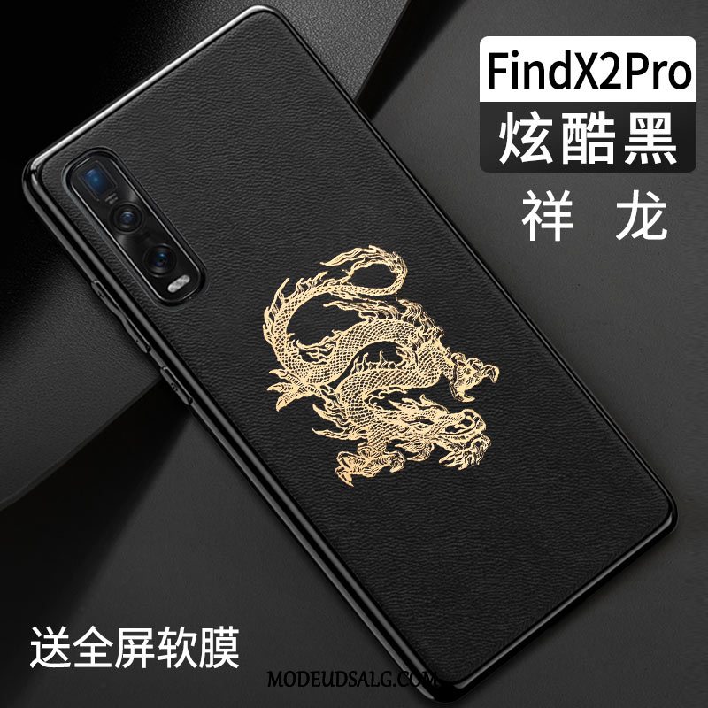 Oppo Find X2 Pro Etui Blød Anti-fald Grøn Alt Inklusive Cover