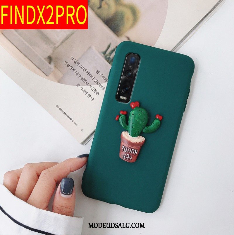 Oppo Find X2 Pro Etui Cover Kreativ Beskyttelse Tynd Nubuck