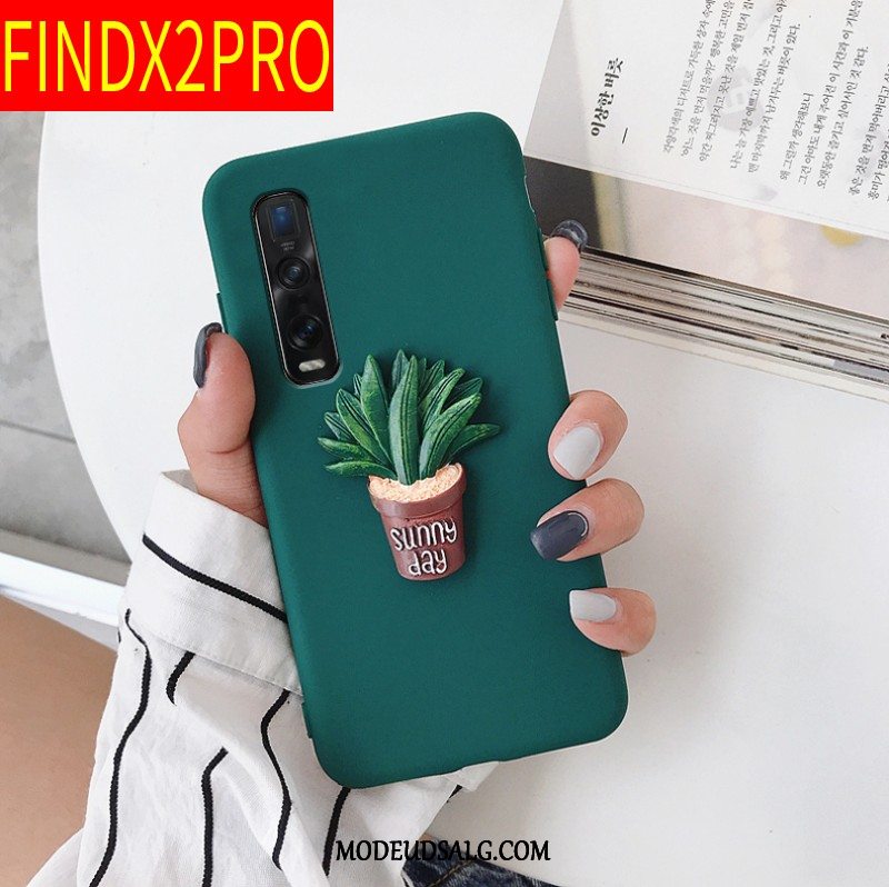 Oppo Find X2 Pro Etui Cover Kreativ Beskyttelse Tynd Nubuck