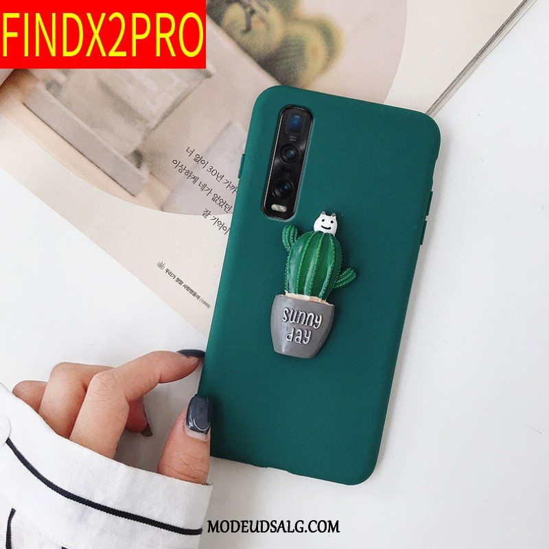 Oppo Find X2 Pro Etui Cover Kreativ Beskyttelse Tynd Nubuck