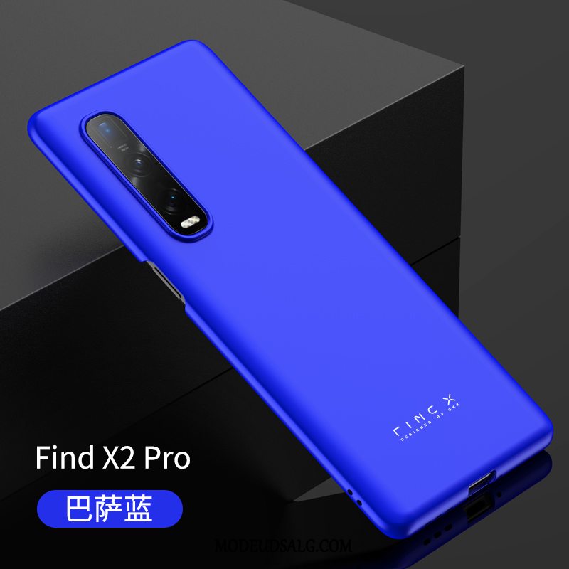 Oppo Find X2 Pro Etui Hård Cover Trendy Blå Tynd