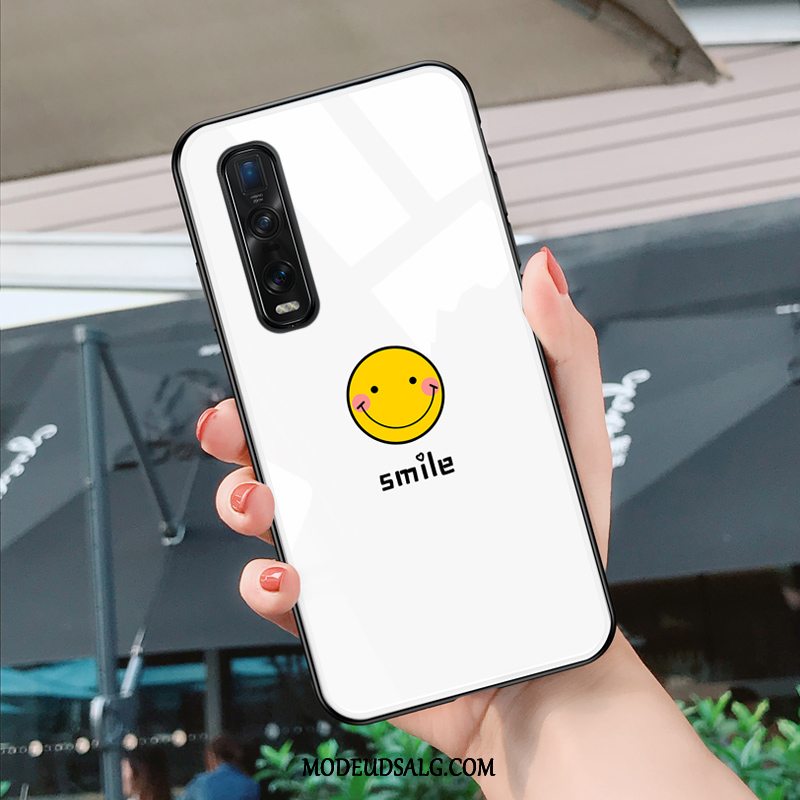 Oppo Find X2 Pro Etui Kreativ Cover Anti-fald Blød Smiley