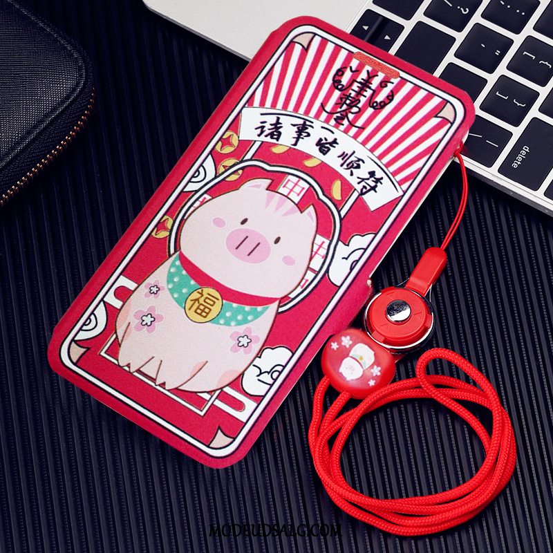 Oppo R15 Etui Clamshell Cover Cartoon Anti-fald Hængende Ornamenter