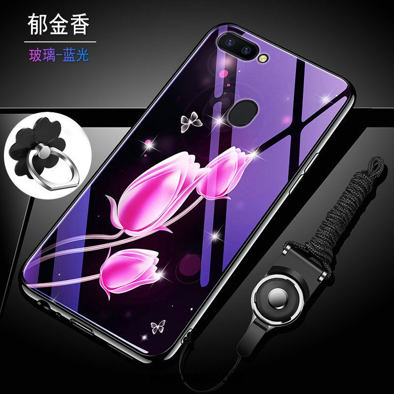 Oppo R15 Pro Etui Anti-fald Blød Trend Alt Inklusive Glas