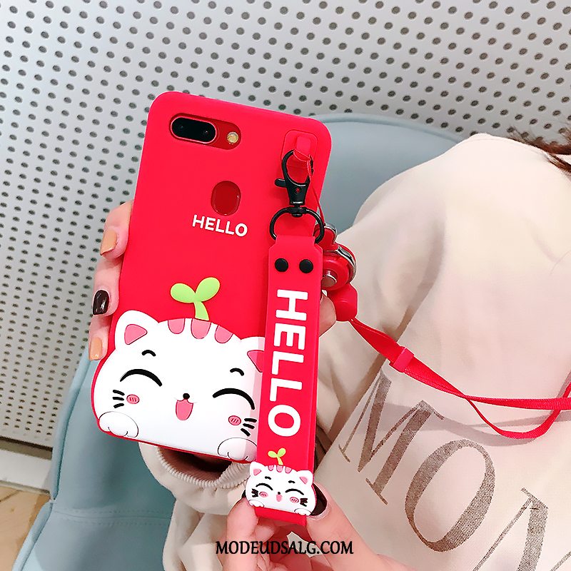 Oppo R15 Pro Etui Cartoon Silikone Blød Smuk Af Personlighed