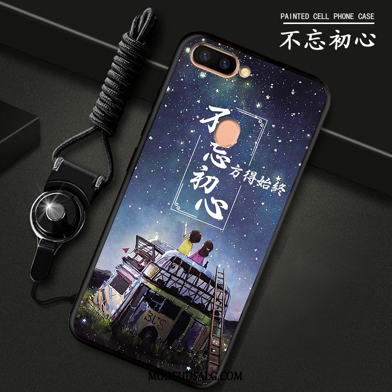 Oppo R15 Pro Etui / Cover Grøn Spænde Cartoon Blød