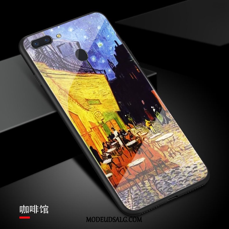 Oppo R15 Pro Etui Europa Kunst Hærdet Glas Høj Af Personlighed