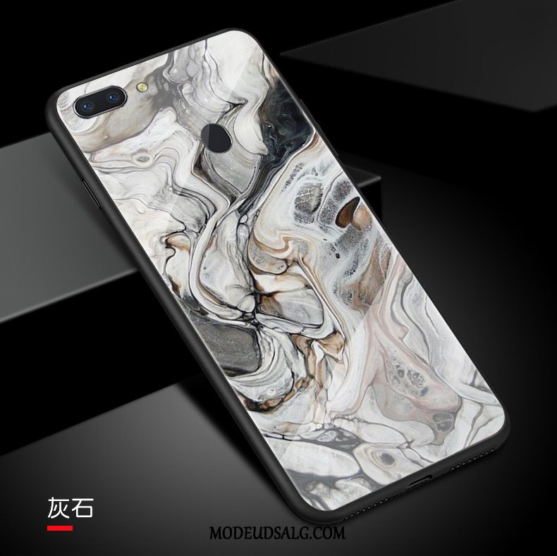 Oppo R15 Pro Etui Hvid Af Personlighed Spejl Glas Lyse