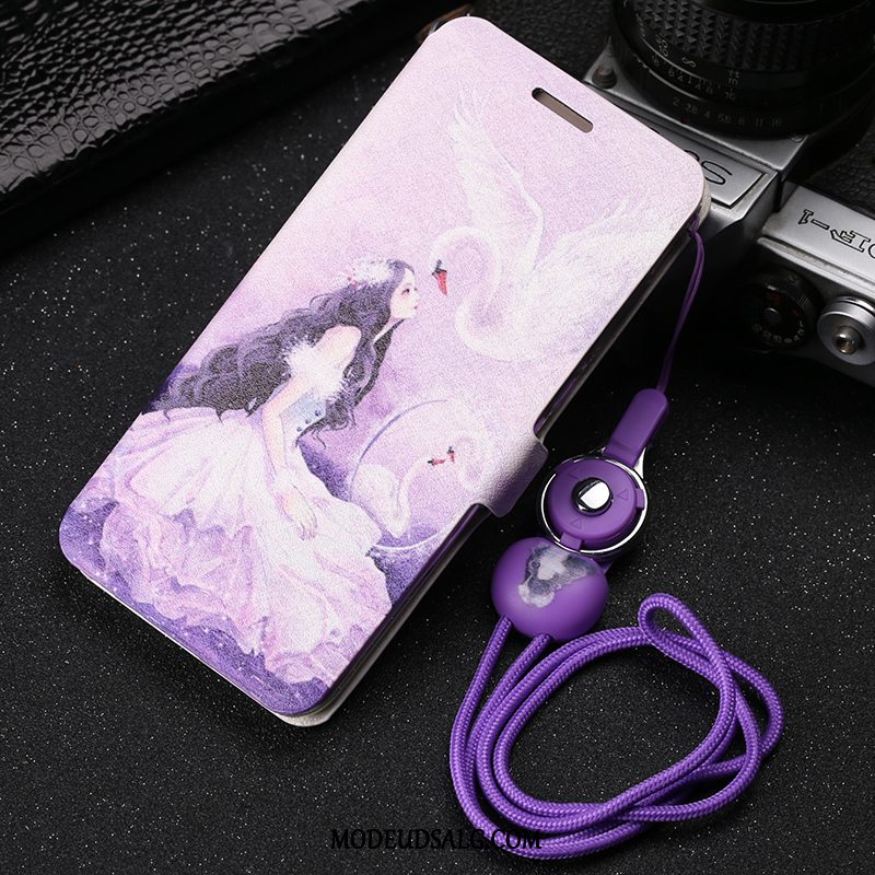 Oppo R15 Pro Etui Lædertaske Clamshell Anti-fald Beskyttelse Rød