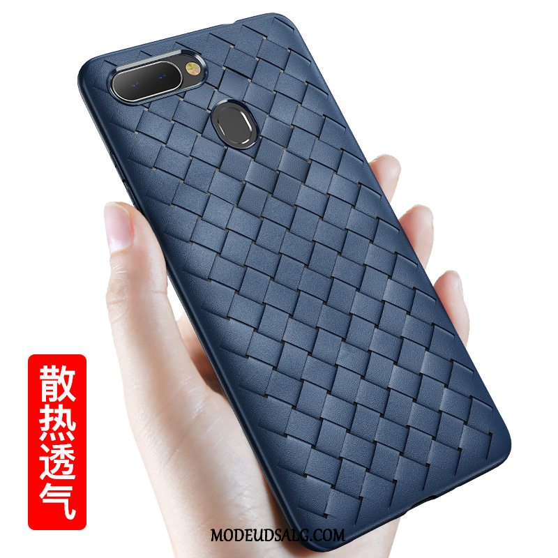 Oppo R15 Pro Etui Strikkede Mønster Cover Trend Beskyttelse