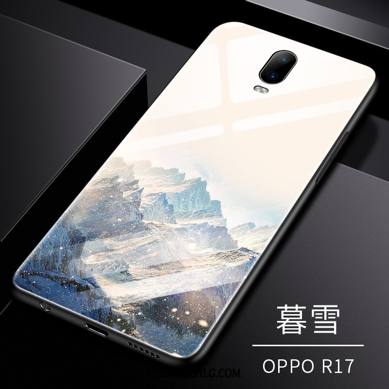 Oppo R17 Etui Af Personlighed Tynd Elskeren Glas Alt Inklusive