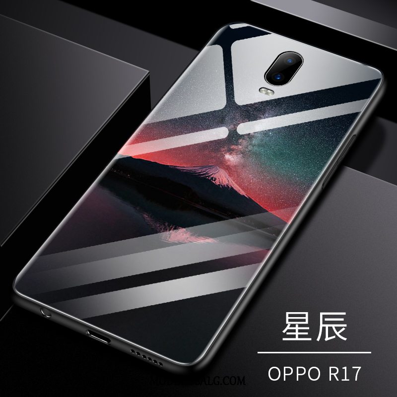 Oppo R17 Etui Af Personlighed Tynd Elskeren Glas Alt Inklusive