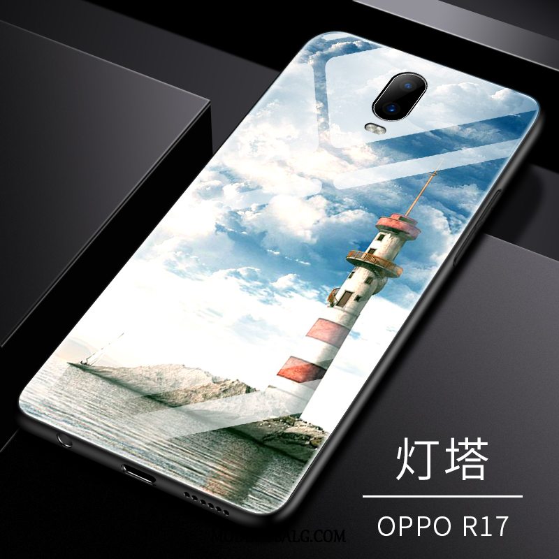 Oppo R17 Etui Af Personlighed Tynd Elskeren Glas Alt Inklusive