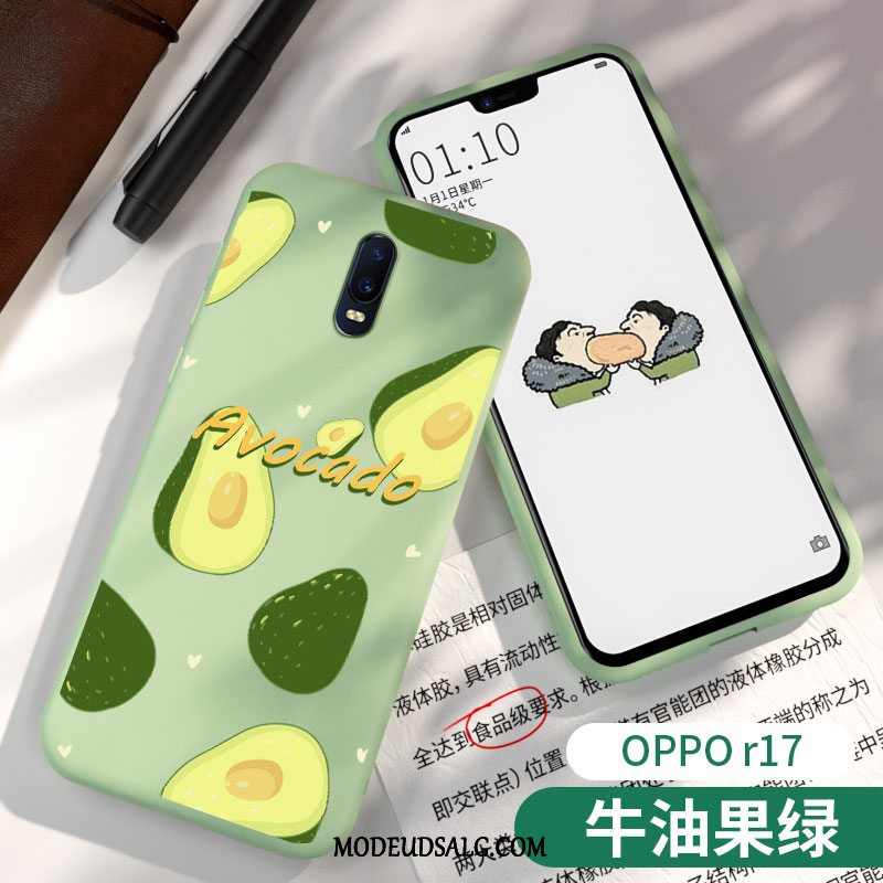 Oppo R17 Etui Blød Grøn Cover Cow Silikone