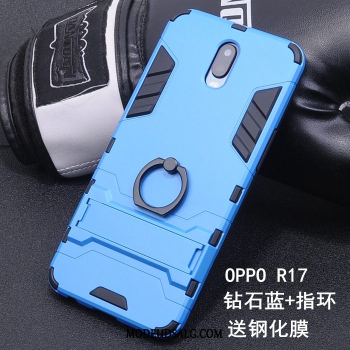 Oppo R17 Etui Cover Af Personlighed Blå Silikone Beskyttelse