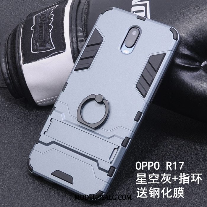 Oppo R17 Etui Cover Af Personlighed Blå Silikone Beskyttelse