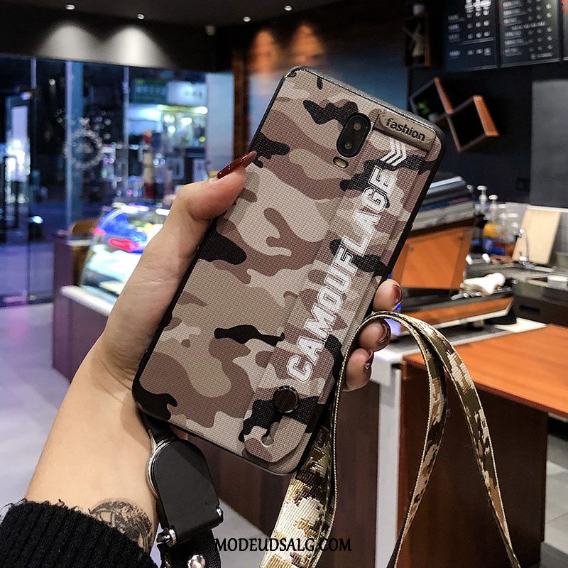 Oppo R17 Etui / Cover Trendy Elskeren Camouflage Membrane Grøn