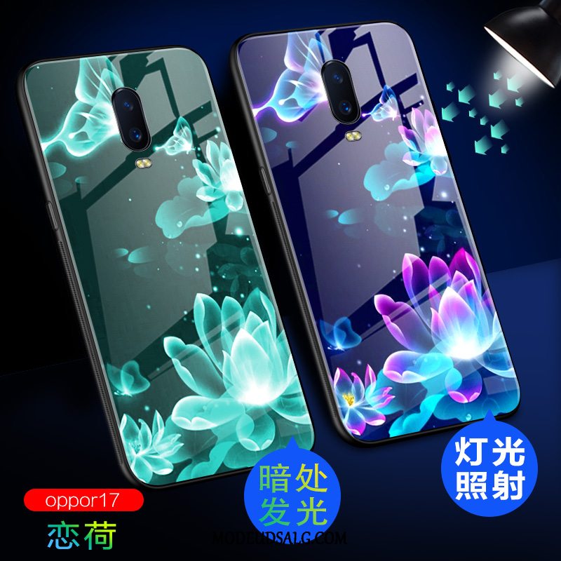 Oppo R17 Etui Glas Cover Beskyttelse Anti-fald Trend