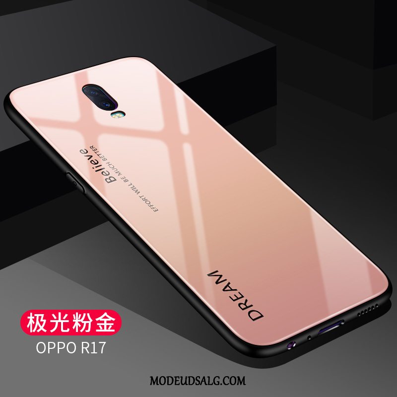 Oppo R17 Etui Gradient Farve Hård Simple Mode Af Personlighed