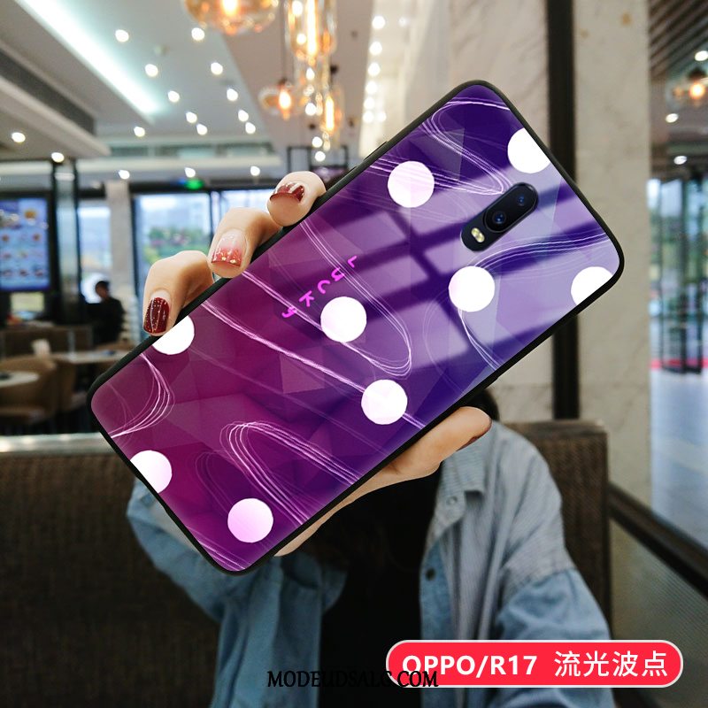 Oppo R17 Etui Hård Grøn Kreativ Tynd Glas