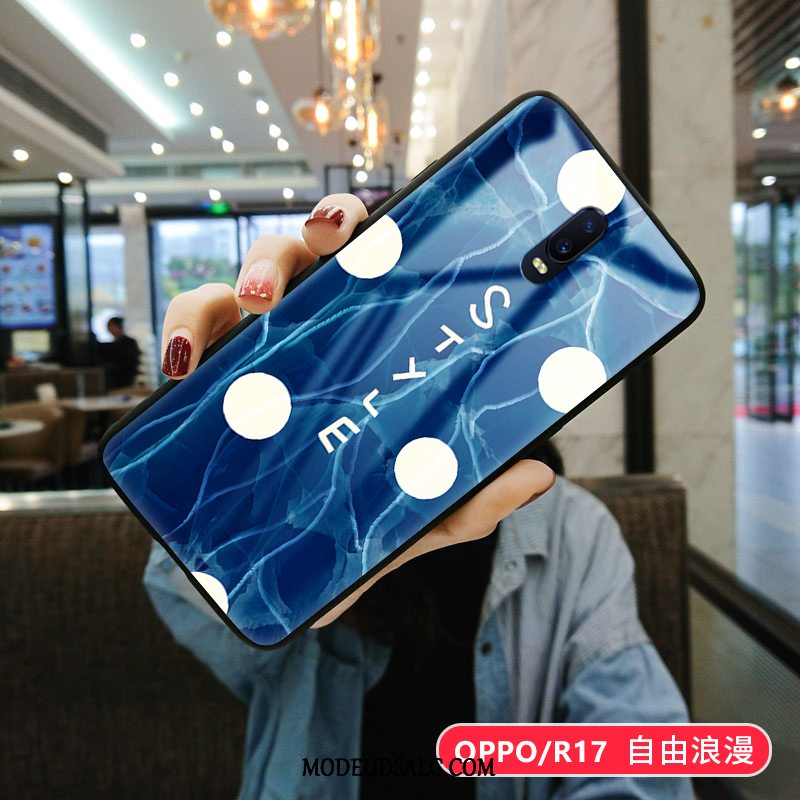 Oppo R17 Etui Hård Grøn Kreativ Tynd Glas