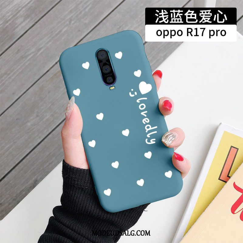 Oppo R17 Pro Etui Anti-fald Silikone Lyserød Cover Tynd