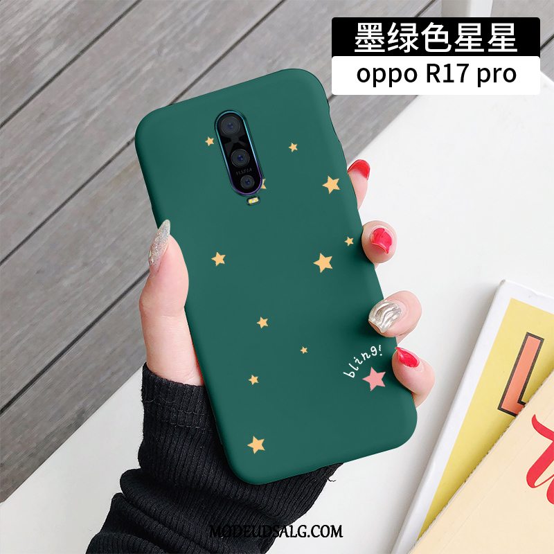 Oppo R17 Pro Etui Anti-fald Silikone Lyserød Cover Tynd