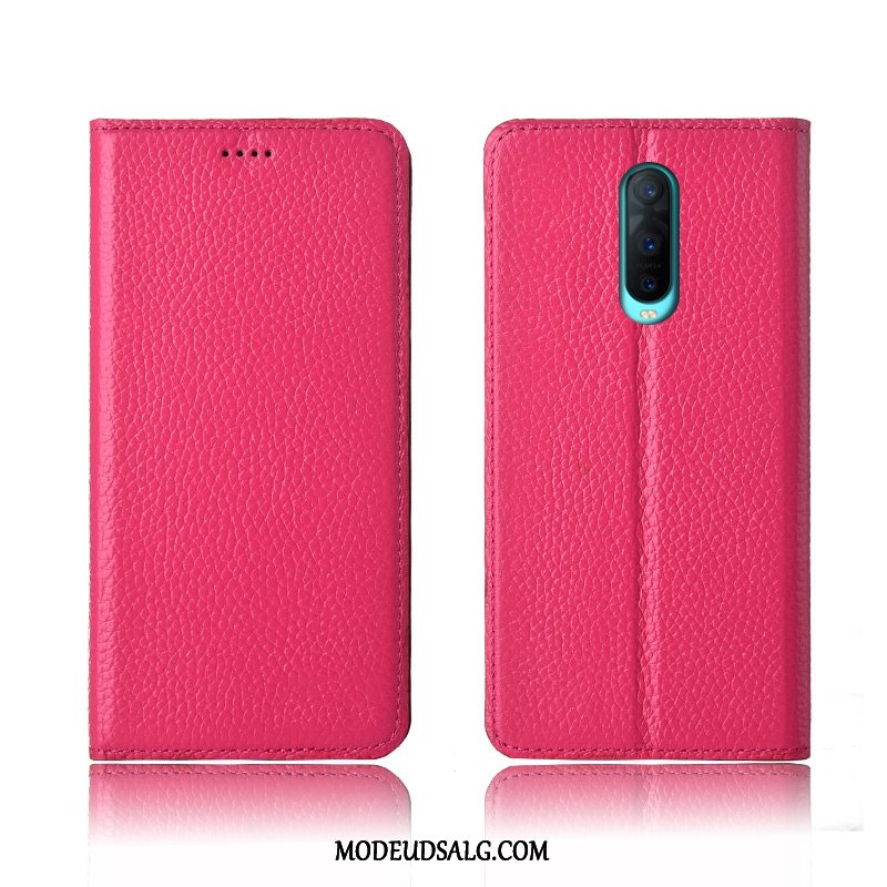 Oppo R17 Pro Etui / Cover Alt Inklusive Litchi Clamshell Beskyttelse