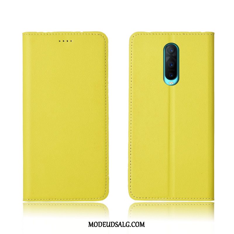 Oppo R17 Pro Etui / Cover Beskyttelse Silikone Lædertaske Anti-fald Clamshell